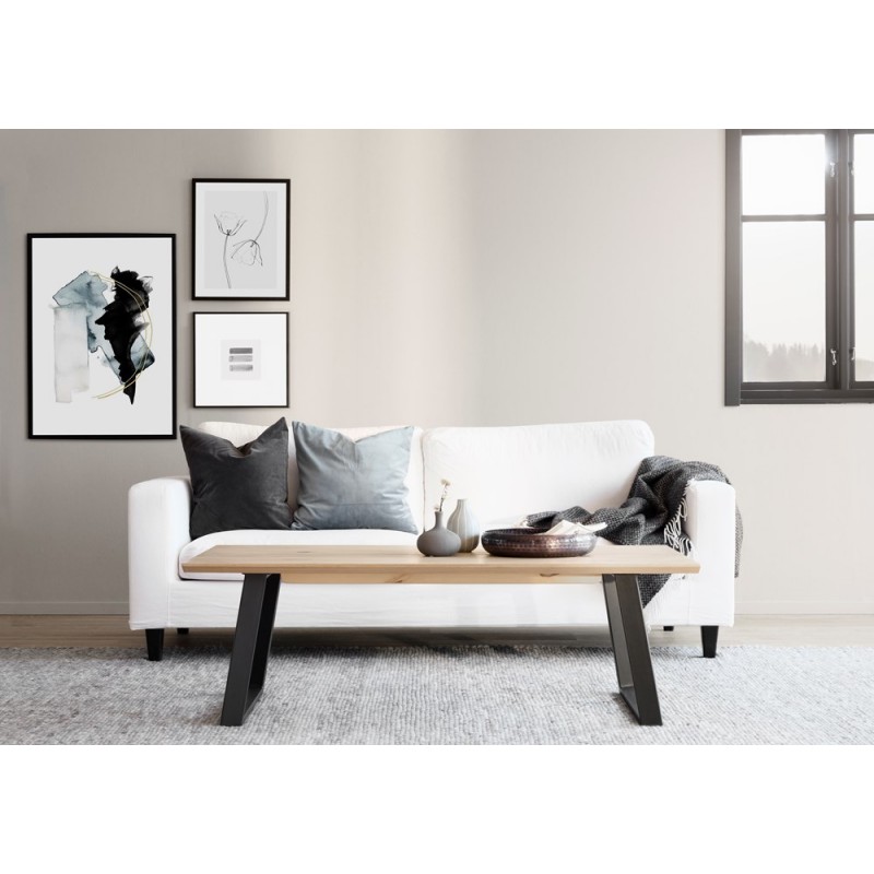 RO Melville Coffee Table Whitewash/Black